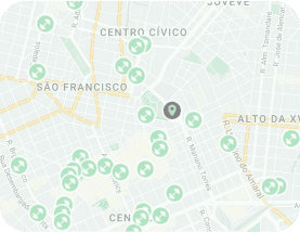 Ver academias no mapa