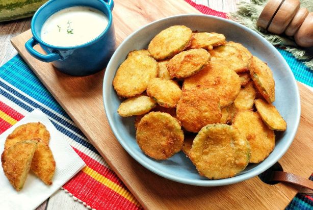 Abobrinha empanada