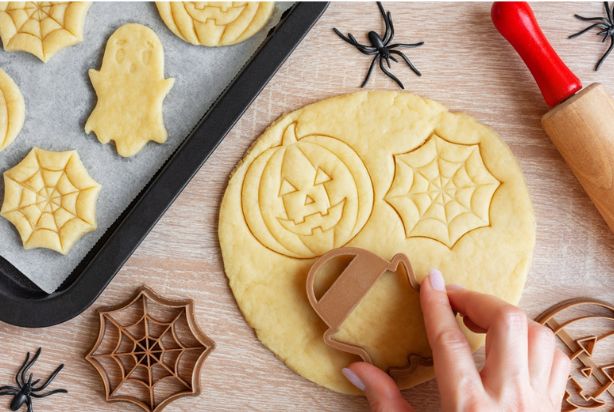 comidas de halloween bolacha