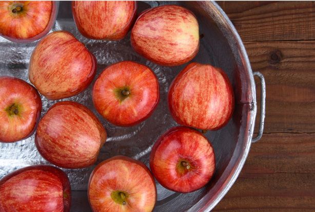 comidas de halloween maçã