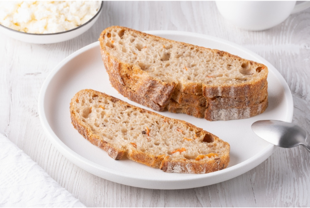 Pão de cenoura sem glúten