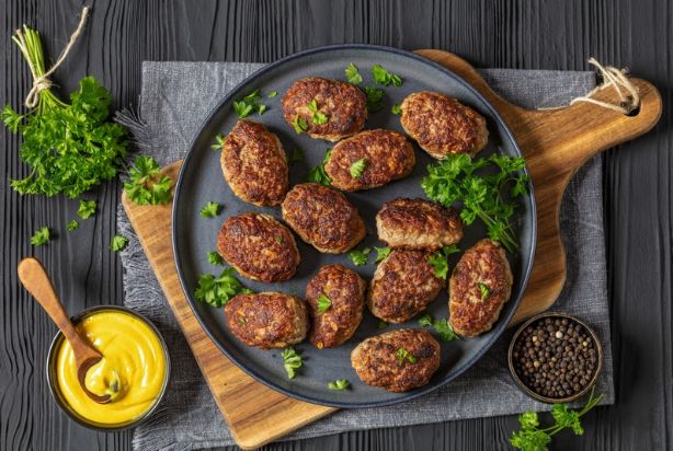 Almôndegas de carne com aveia