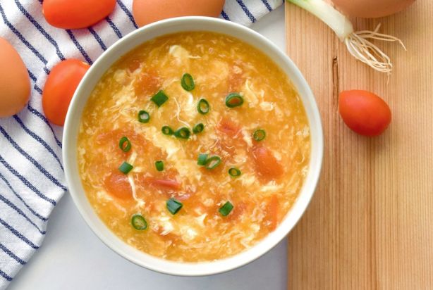 receita de sopa tomate e ovo