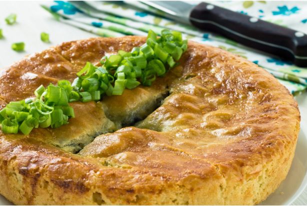 Torta integral de frango