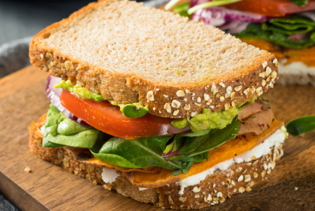 Sanduíche natural vegetariano