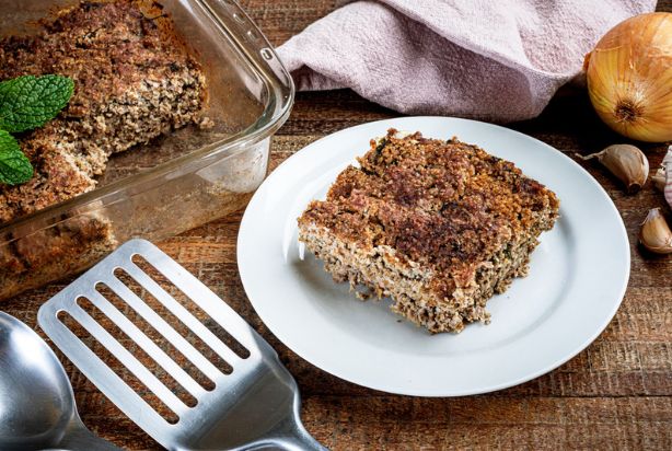 Almoço low carb quibe