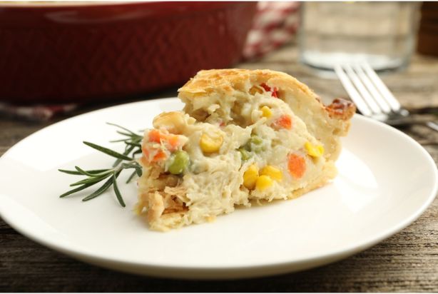 Torta de frango de liquidificador
