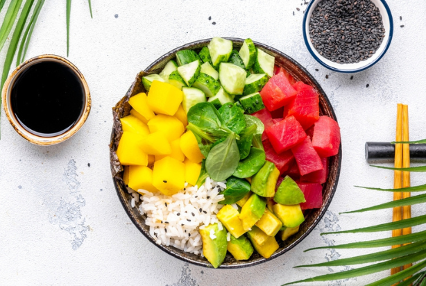 poke de frutas
