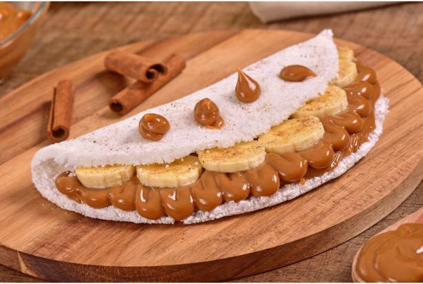 Tapioca de doce de leite