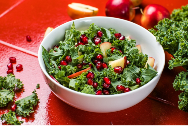 Salada de folhas verdes