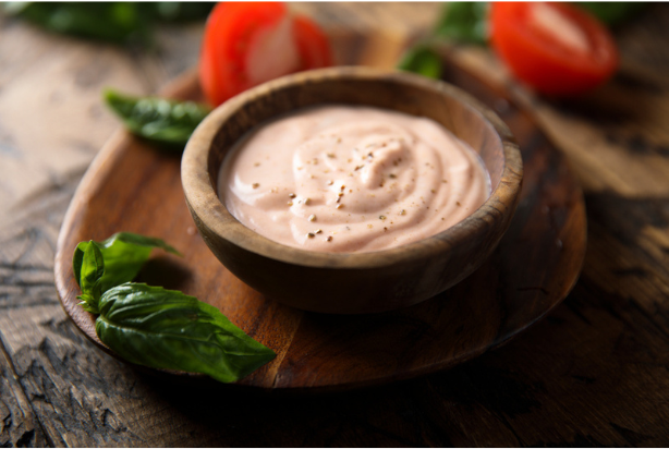 molho de salada rosé