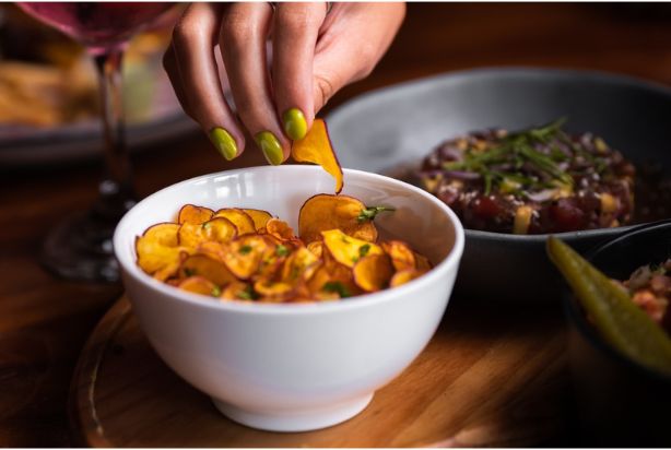 Chips de batata-doce