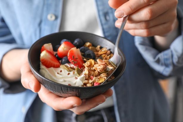 iogurte com frutas