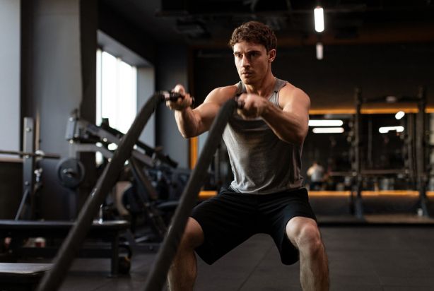 homem fazendo exercício