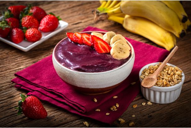 açaí com frutas