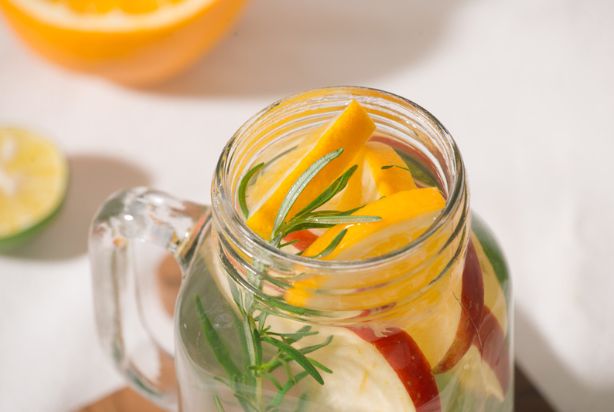 água antioxidante e doce