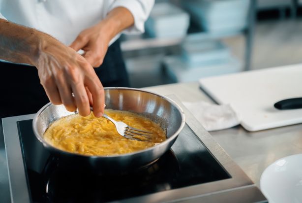 Omelete de frango com ricota