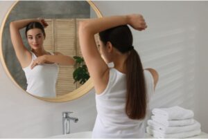 tipos de autoexame de mama