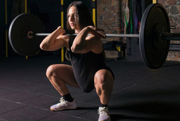 front squat exercício