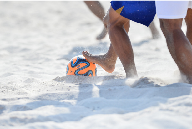 Futebol na areia
