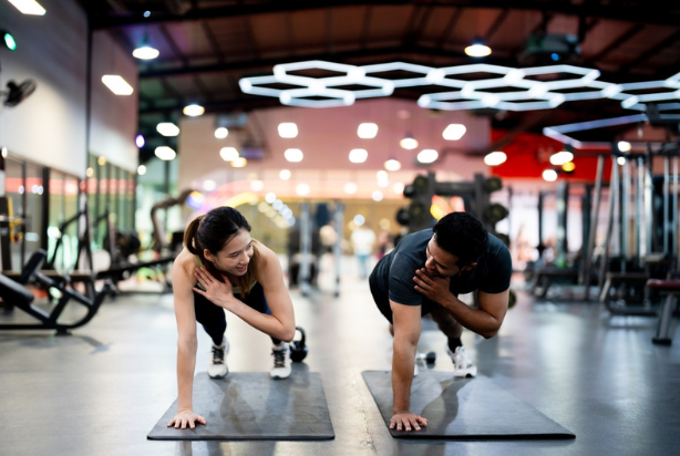 Treinando com amigos