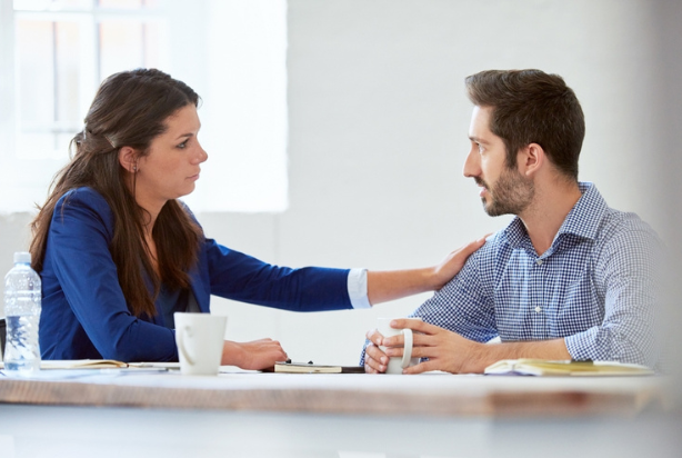 RH ajudando com a frustração profissional