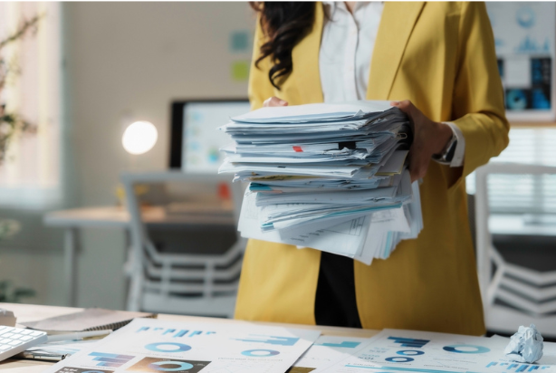 Pessoa com frustação no trabalho