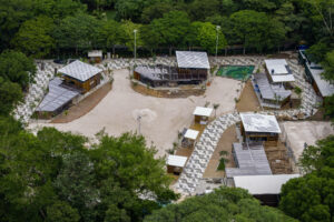 Visto do novo complexo Orla TotalPass, no Parque Villa-Lobos, em São Paulo.