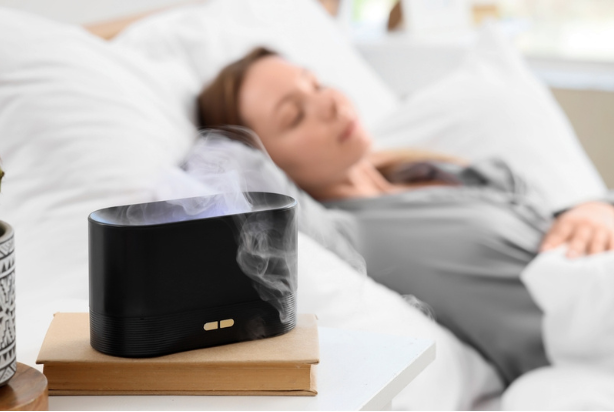 Mulher tratando sinusite