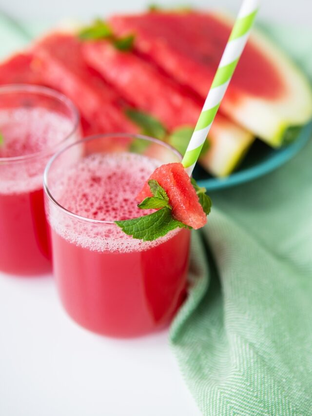 3 benefícios do suco de melancia