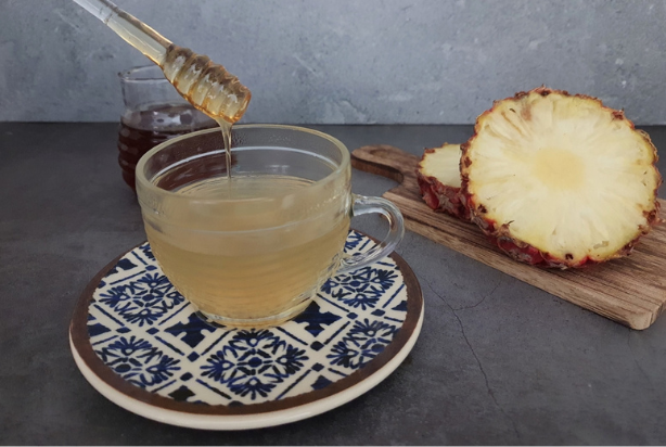 Chá de casca de abacaxi 