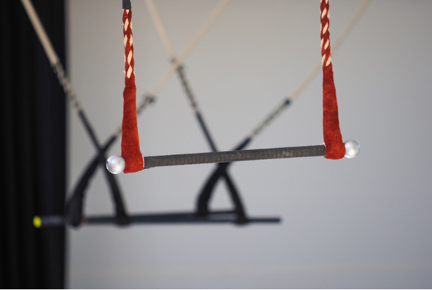 Trapézio do estúdio de aéreos 