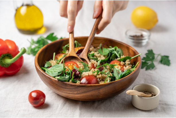 Salada proteica vegetariana