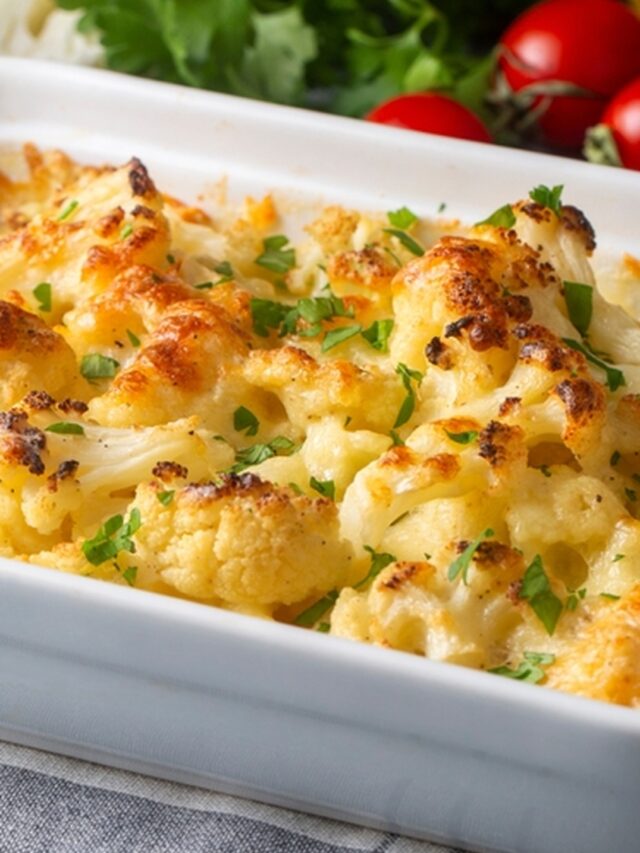 Aprenda uma deliciosa couve-flor gratinada para o jantar