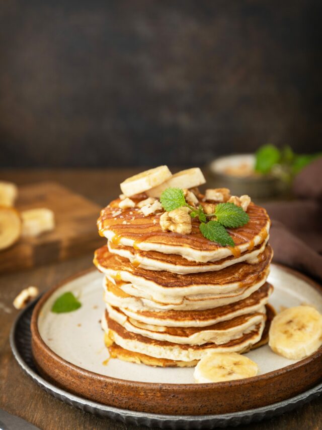 Panqueca de banana com 3 ingredientes