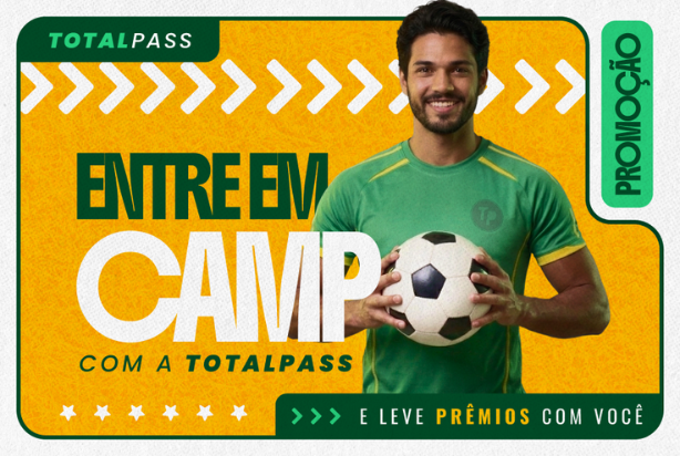 Campanha "Entre em campo com a TotalPass"