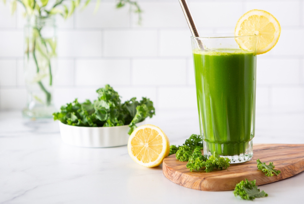 Suco de couve com limão