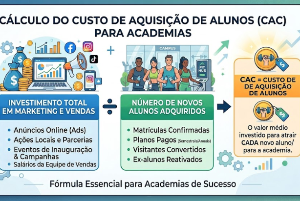 Como funciona o Custo de Aquisição de Alunos