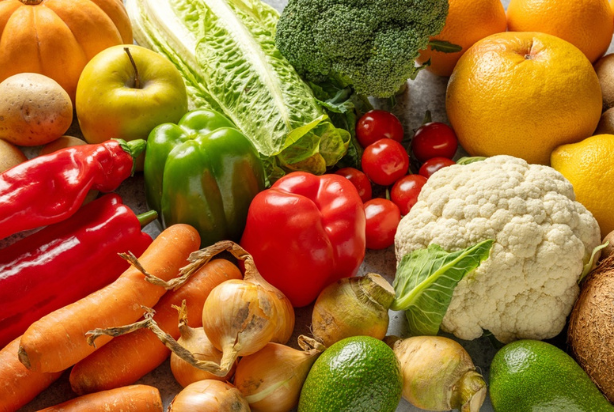 Legumes e verduras para marmita proteica