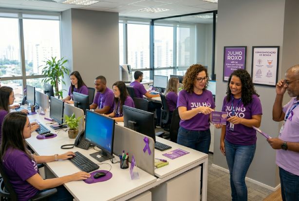 Julho Roxo equipe