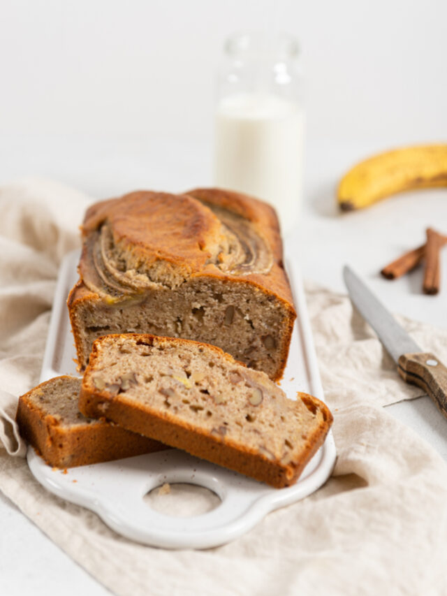 Bolo fit de banana com aveia