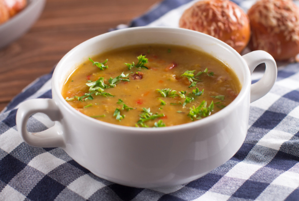 Sopa proteica cremosa