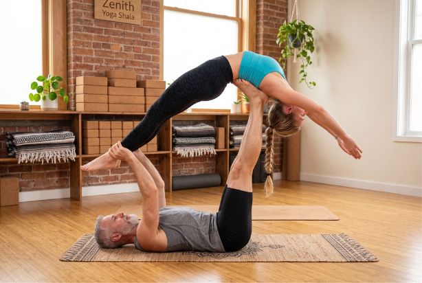 acroyoga baleia voadora