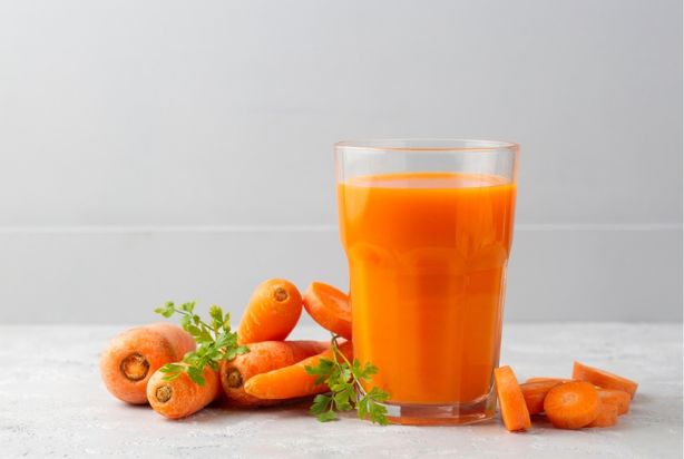 receitas com cenoura suco