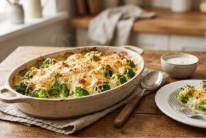 Receitas com brócolis gratinado