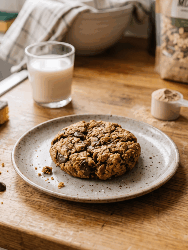 Cookie proteico: o lanche que você precisa!