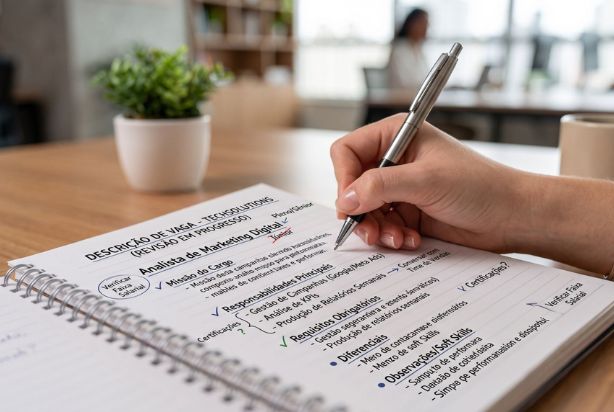 descrição de vaga empresa