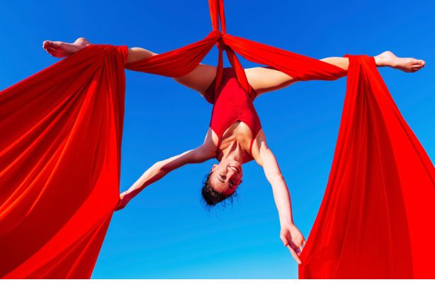 tecido acrobático